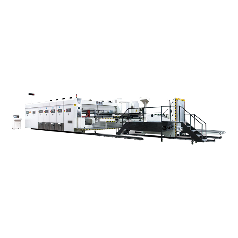 Máquina de corte y ranurado flexográfico de gran tamaño con control por computadora